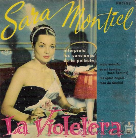 Discos de vinilo: SINGLE DE SARA MONTIEL, LA VIOLETERA - Foto 1