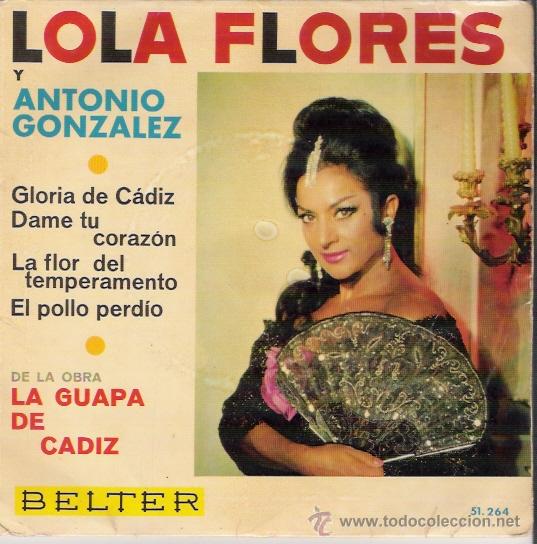 Discos de vinilo: SINGLE DE LOLA FLORES Y ANTONIO GONZ&Aacute;LEZ, DE 1966 - Foto 1
