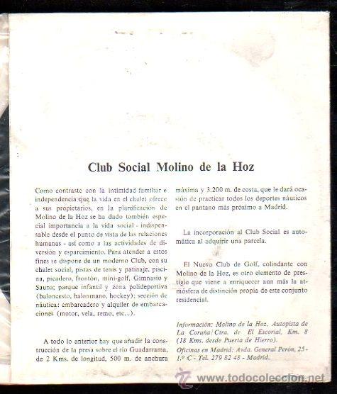 Discos de vinilo: SINGLE DEL CLUB SOCIAL MOLINO DE LA HOZ - Foto 2