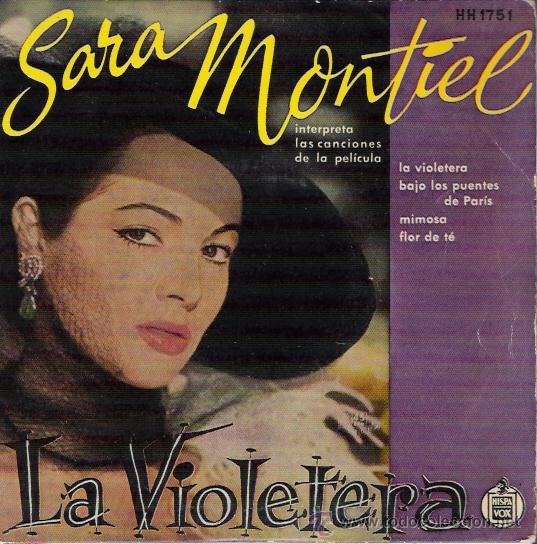 Discos de vinilo: SINGLE DE SARA MONTIEL, LA VIOLETERA - Foto 1