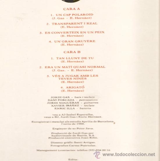 Discos de vinilo: LP ENRIC HERNAEZ - ARIGATO - Foto 2