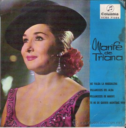 Discos de vinilo: SINGLE DE MARIFE DE TRIANA , DE 1960 - Foto 1