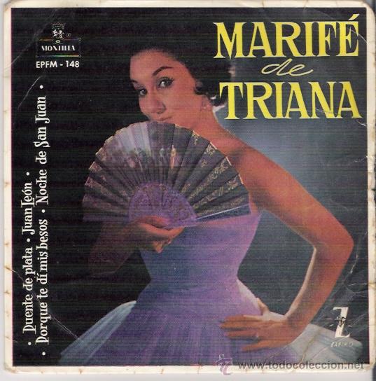 Discos de vinilo: SINGLE DE MARIFE DE TRIANA , DE 1960 - Foto 1
