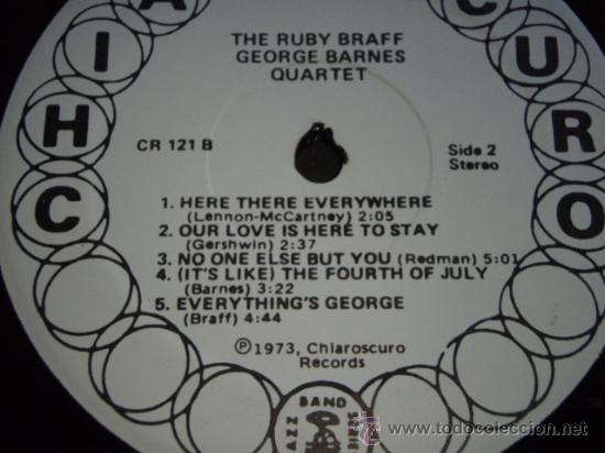 Discos de vinilo: Ruby Braff / George Barnes Quartet With John Giuffrida & Wayne Wright (2) ?&ndash; The Ruby Braff / George - Foto 4