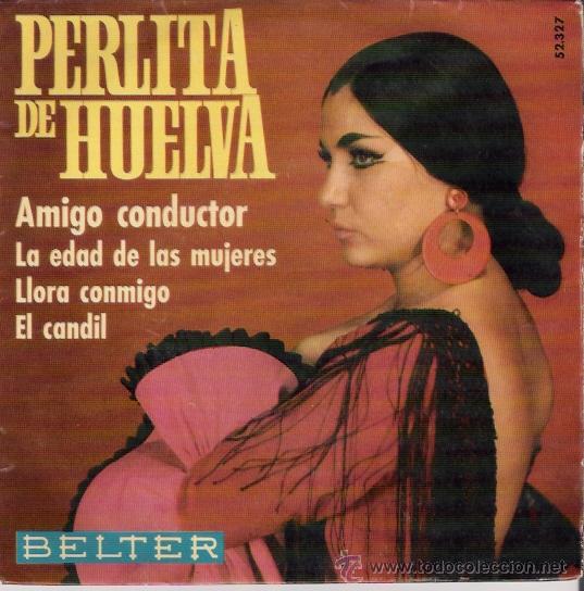 Discos de vinilo: SINGLE DE PERLITA DE HUELVA, DE 1969 - Foto 1