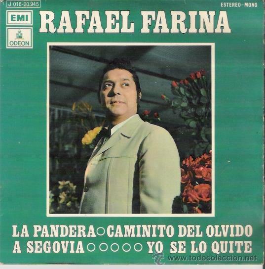 Discos de vinilo: SINGLE DE RAFAEL FARINA, DE 1972 - Foto 1