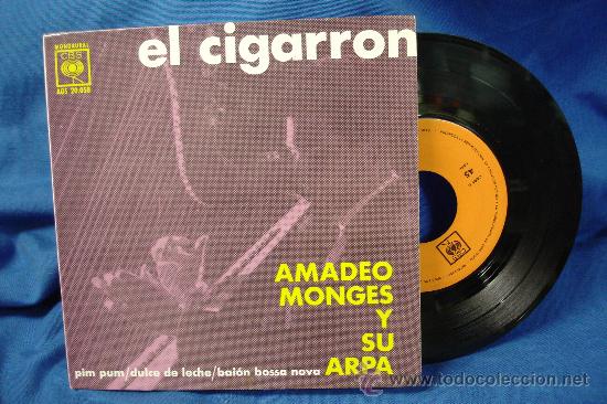 Disques de vinyle: AMADEO MONGES CON JOS&Eacute; CARLI - EL CIGARRON + 3- ARGENTINA 1966