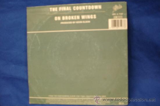 Discos de vinilo: EUROPE - THE FINAL COUNTDOWN/ON BROKEN WINGS - CBS 1986 - Foto 2