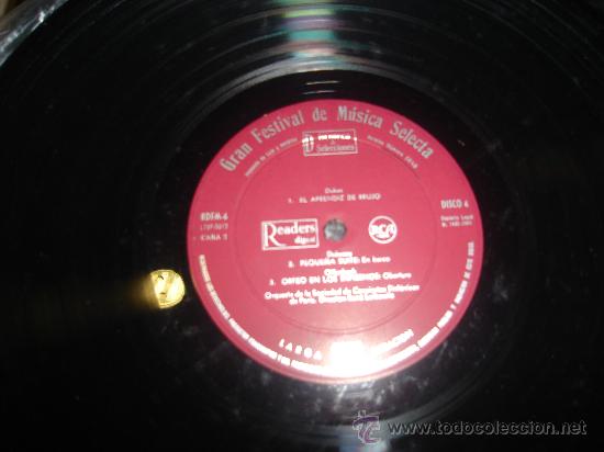 Discos de vinilo: LP DE EL APRENDIZ BRUJO - Foto 1