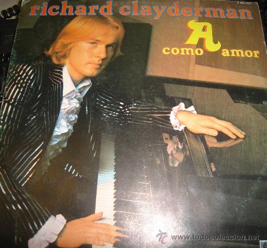 Discos de vinilo: LP DE RICHARD CLAYDERMAN - COMO AMOR - Foto 1