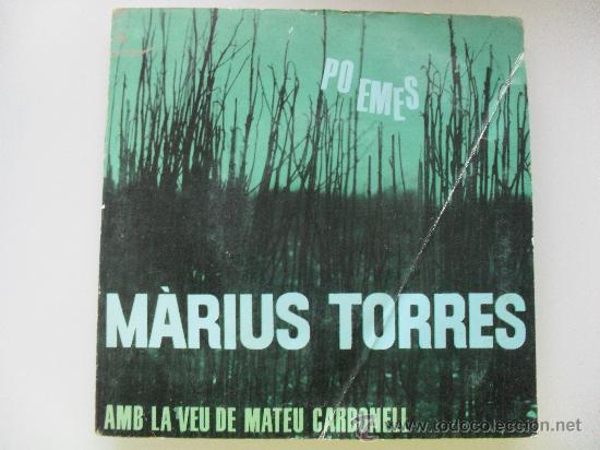 Discos de vinilo: MARIUS TORRES - POEMES 1963 - Foto 1