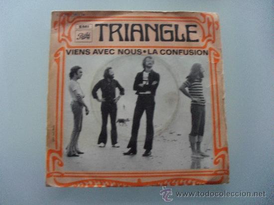 Discos de vinilo: TRIANGLE - VIENS AVEC NOUS - LA CONFUSION - Foto 1