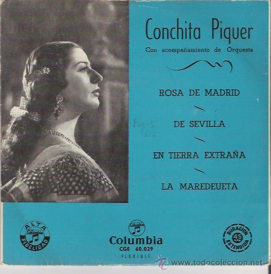Discos de vinilo: SINGLE DE CONCHITA PIQUER - Foto 1