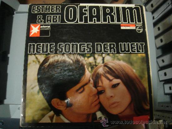 Discos de vinilo: LP DE OFARIM. ESTHER & ABI. NEVE SONGS DER WELT.