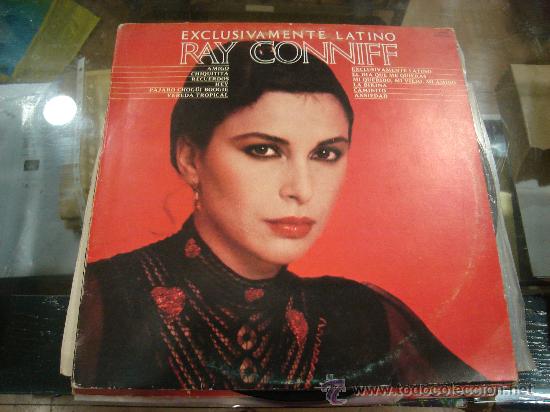 Discos de vinilo: LP DE RAY CONNIFF. EXCLUSIVAMENTE LATINO. - Foto 1