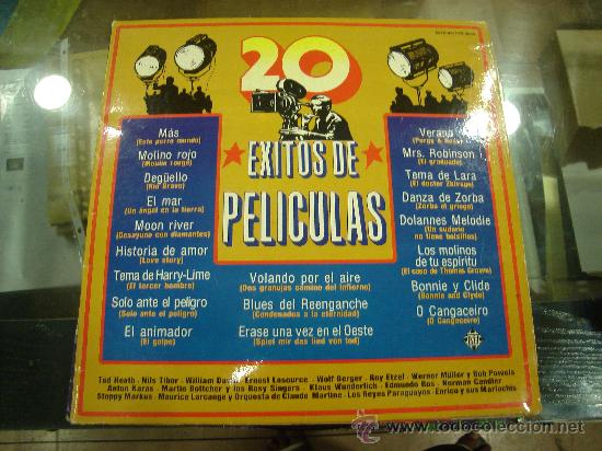 Dischi in vinile: LP DE 20 EXITOS DE PELICULAS.