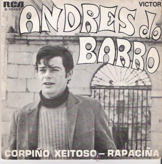 Discos de vinilo: SINGLE DE ANDRES DO BARRO, DE 1970 - Foto 1