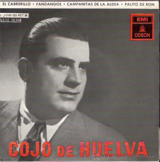 Discos de vinilo: SINGLE DE EL COJO DE HUELVA, DE 1958 - Foto 1