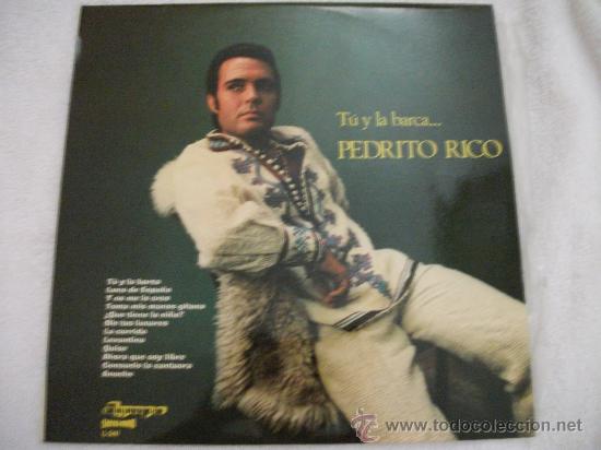 Discos de vinilo: PEDRITO RICO - T&Uacute; Y LA BARCA / 1976 OLYMPO - Foto 1