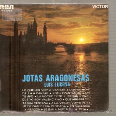 Discos de vinilo: EP ARAGON FOLK: LUIS LUCENA - JOTAS ARAGONESAS . Lote 28315757