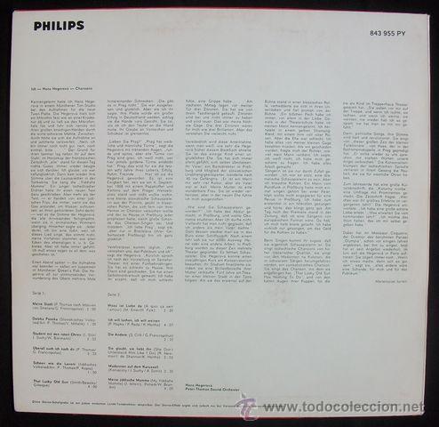 Discos de vinilo: Philips - Yo, Hana Hegerova - Como nuevo - Foto 2