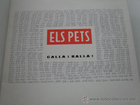 Discos de vinilo: ELS PETS - CALLA I BALLA! 1990 - Foto 1