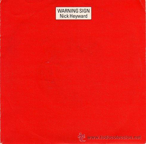 Discos de vinilo: NICK HEYWARD - Warning sign / Warning sign (version) (SG 7) NUEVO - Foto 1