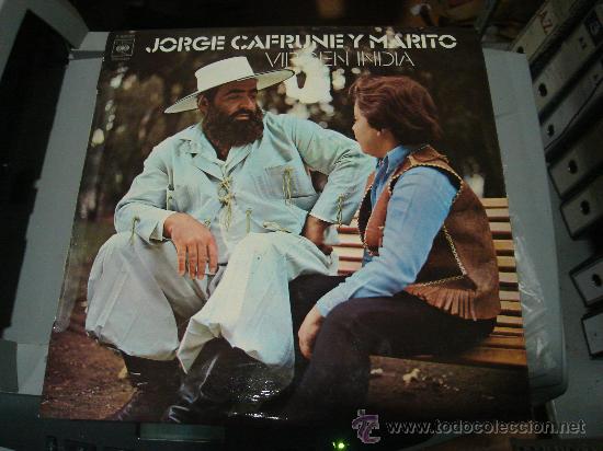 Discos de vinilo: LP DE JORGE CAFRUNE Y MARITO. VIRGEN INDIA. - Foto 1