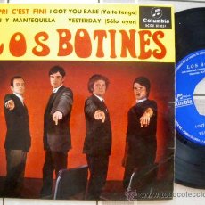 Discos de vinilo: BOTINES - EP SPAIN 1965 BEATLES COVER - SONNY & CHER - MANOLO PELAYO - DIABLOS NEGROS - VIKINGOS. Lote 28368352