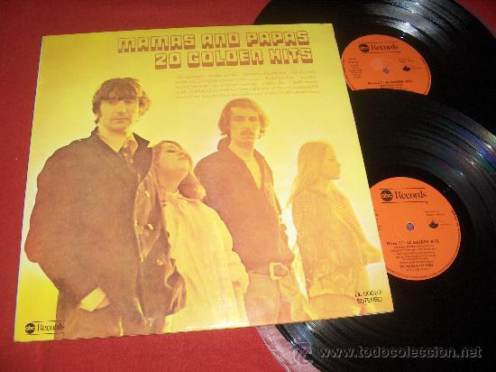 Discos de vinilo: THE MAMAS AND THE PAPAS 20 Golden Hits 2LP 1976 ABC Records SPAIN EXCELENTE ESTADO gatefold