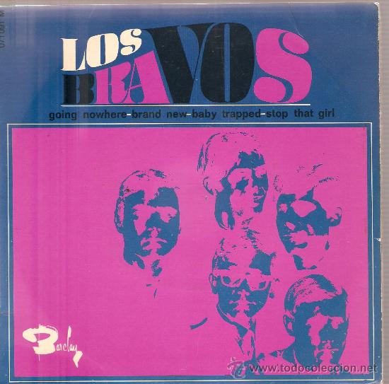 Discos de vinilo: EP LOS BRAVOS : GOING NOWHERE + 3 - EDITADO EN FRANCIA - Foto 1