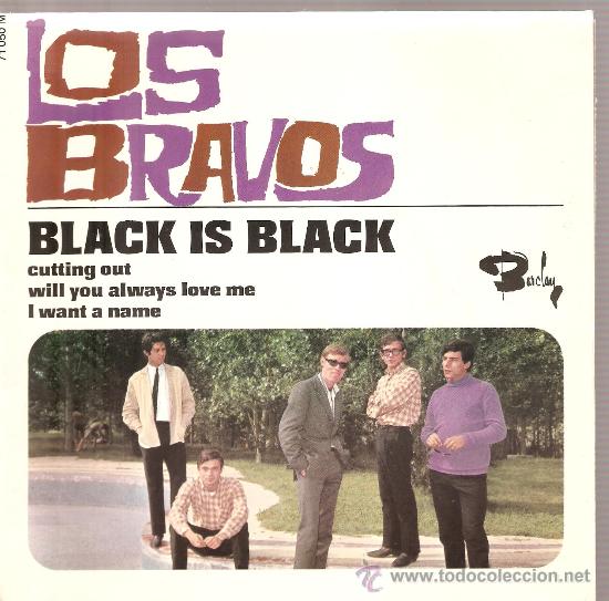 Discos de vinilo: EP LOS BRAVOS : BLACK IS BLACK + 3  - EDITADO EN FRANCIA - Foto 1