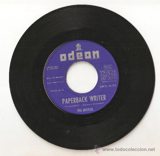 Discos de vinilo: SP BEATLES PAPERBACK WRITER - RAIN - SOLO DISCO - Foto 1
