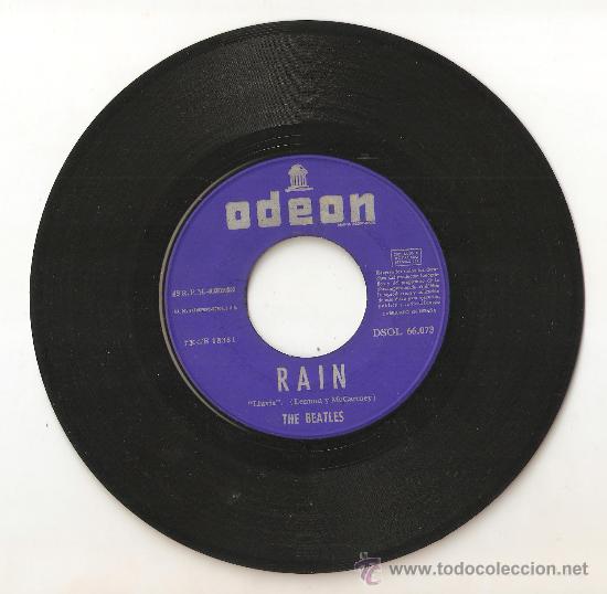 Discos de vinilo: SP BEATLES PAPERBACK WRITER - RAIN - SOLO DISCO - Foto 2