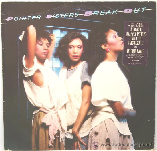Discos de vinilo: POINTER SISTERS break out LP planet records 1983 - Foto 1