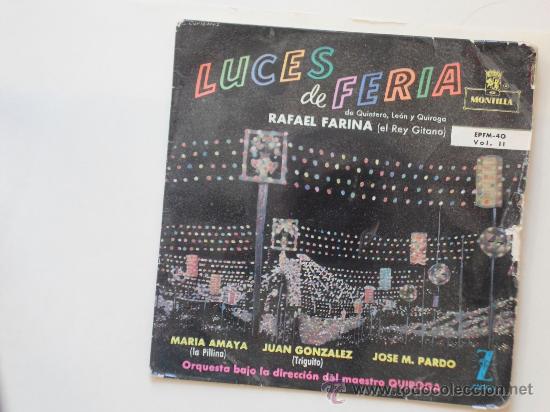 Discos de vinilo: Disco. Luces de Feria de Rafael Farina. - Foto 1