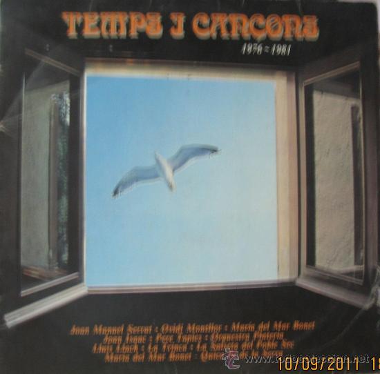Discos de vinilo: temps i can&ccedil;ons - canciones en catalan 1976 - 1981 - Foto 1