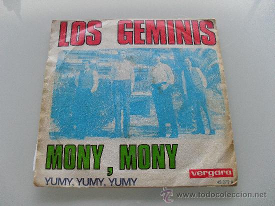 Discos de vinilo: LOS GEMINIS - MONY MONY 1968 - Foto 1