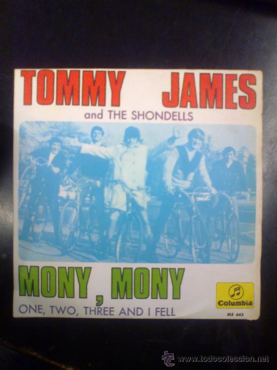 Discos de vinilo: TOMMY JAMES AND THE SHONDELLS - MONY, MONY (1968) - Foto 1