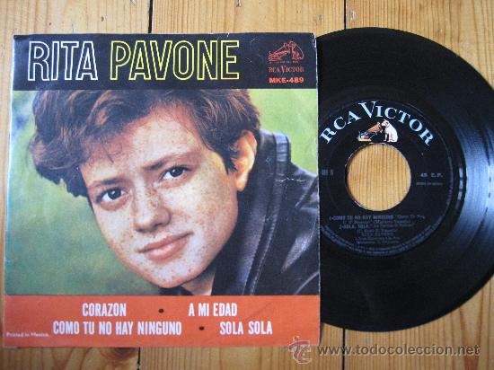 Discos de vinilo: RITA PAVONE `Coraz&oacute;n` EP MEXICO - Foto 1