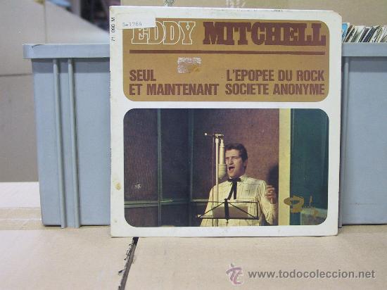 Discos de vinilo: EDDY MITCHELL - SEUL / ET MAINTENANCE +2 - ORIGINAL FRANCES-  BARCLAY 1966 - Foto 1