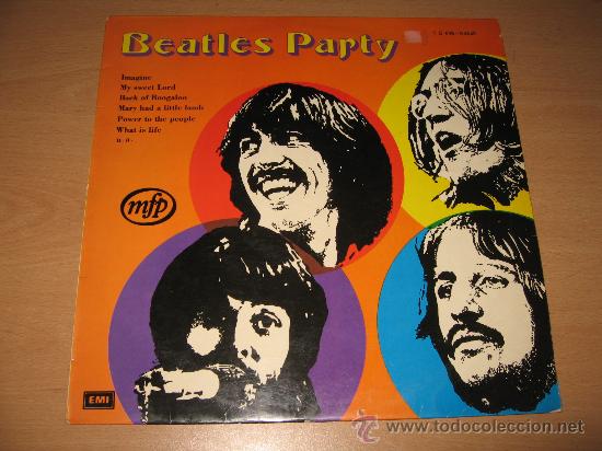Discos de vinilo: LP BEATLES PARTY .EMI-Electrola 1973 GERMANY