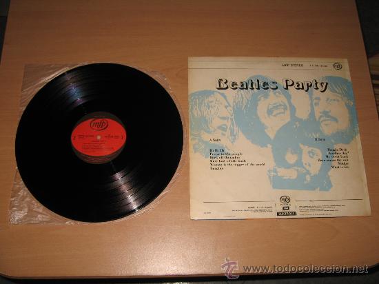Discos de vinilo: LP BEATLES PARTY .EMI-Electrola 1973 GERMANY - Foto 2