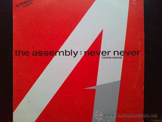 Discos de vinilo: THE ASSEMBLY, NEVER NEVER - MAXI SINGLE - Foto 1