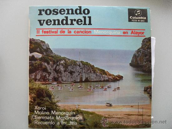 Discos de vinilo: ROSENDO VENDRELL - XOROI + 3 EP 1965 - Foto 1