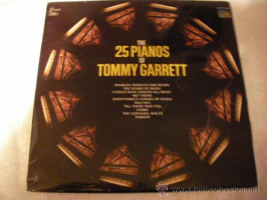 Discos de vinilo: LP LOS 25 PIANOS DE TOMMY GARRETT - Foto 1