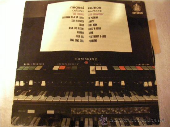 Vinyl records: LP DE HORGANO HAMMOND DE MIGUEL RAMOS