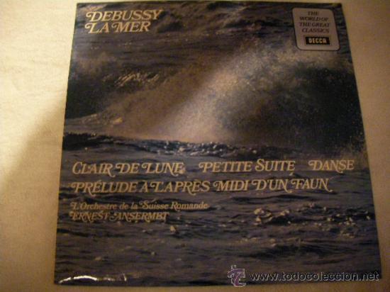 Discos de vinilo: LP DEBUSSY LA MER - Foto 1