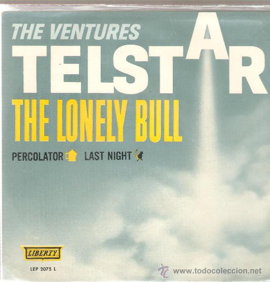 Discos de vinilo: EP THE VENTURES : THE LONELY BULL - Foto 1