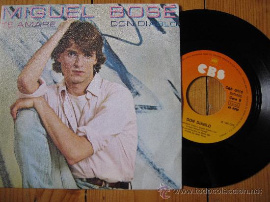 Discos de vinilo: MIGUEL BOSE `Te amar&eacute;` 1980 - Foto 1